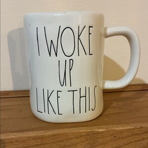 Rae Dunn 'I Woke Up Like This' Coffee Mug